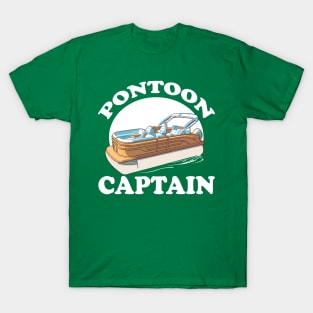 Pontoon Captain Boat Boating T-Shirt